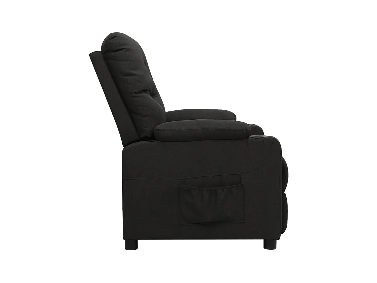 Silla de relax | Sillón elevable tela negro SHL2059