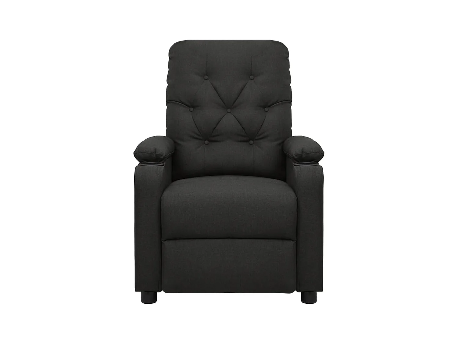 Fauteuil de Salon-Chaise de relax Noir Tissu SHL2211