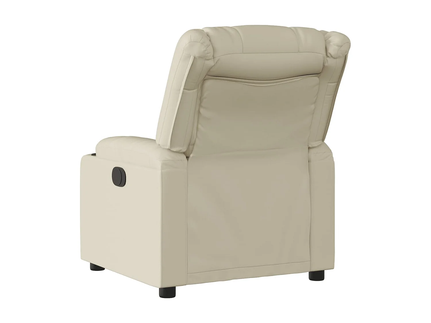 Relaxsessel | Lounge Sessel für Wohnzimmer Creme Kunstleder SHL52871