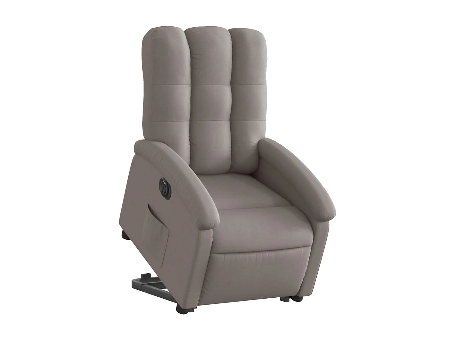 Relaxsessel mit Aufstehhilfe Elektrisch | Lounge Sessel indoor Taupe Stoff SHL94653