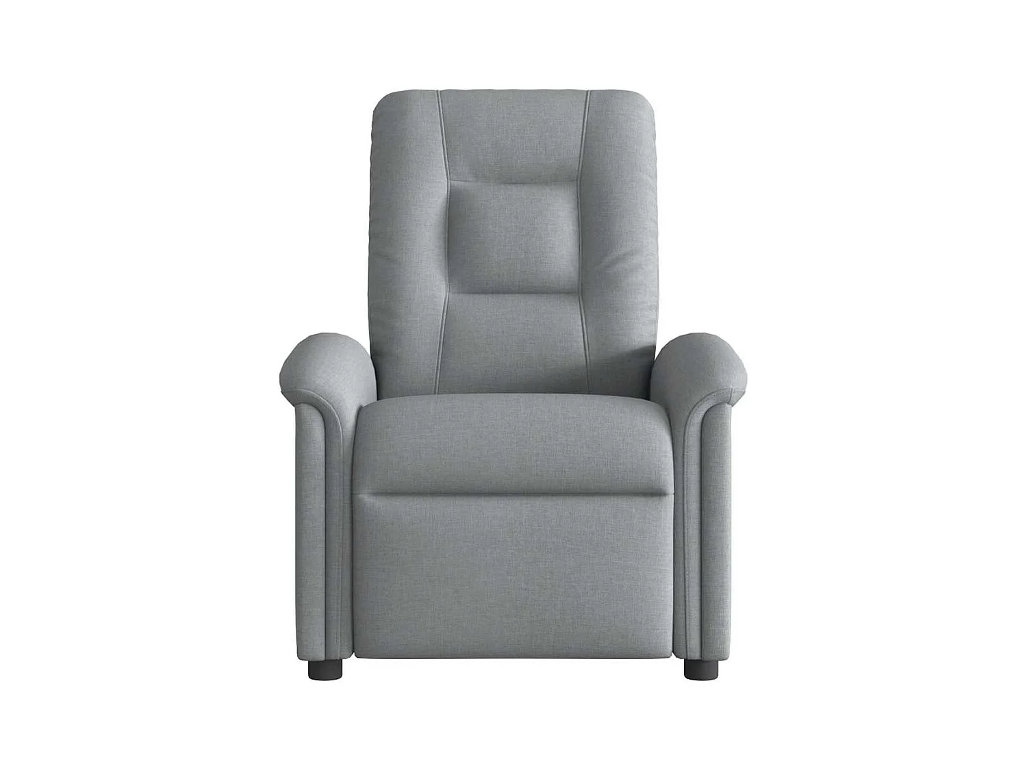 Sillón de relax | Sillón reclinable de masaje eléctrico tela gris claro SHL6126