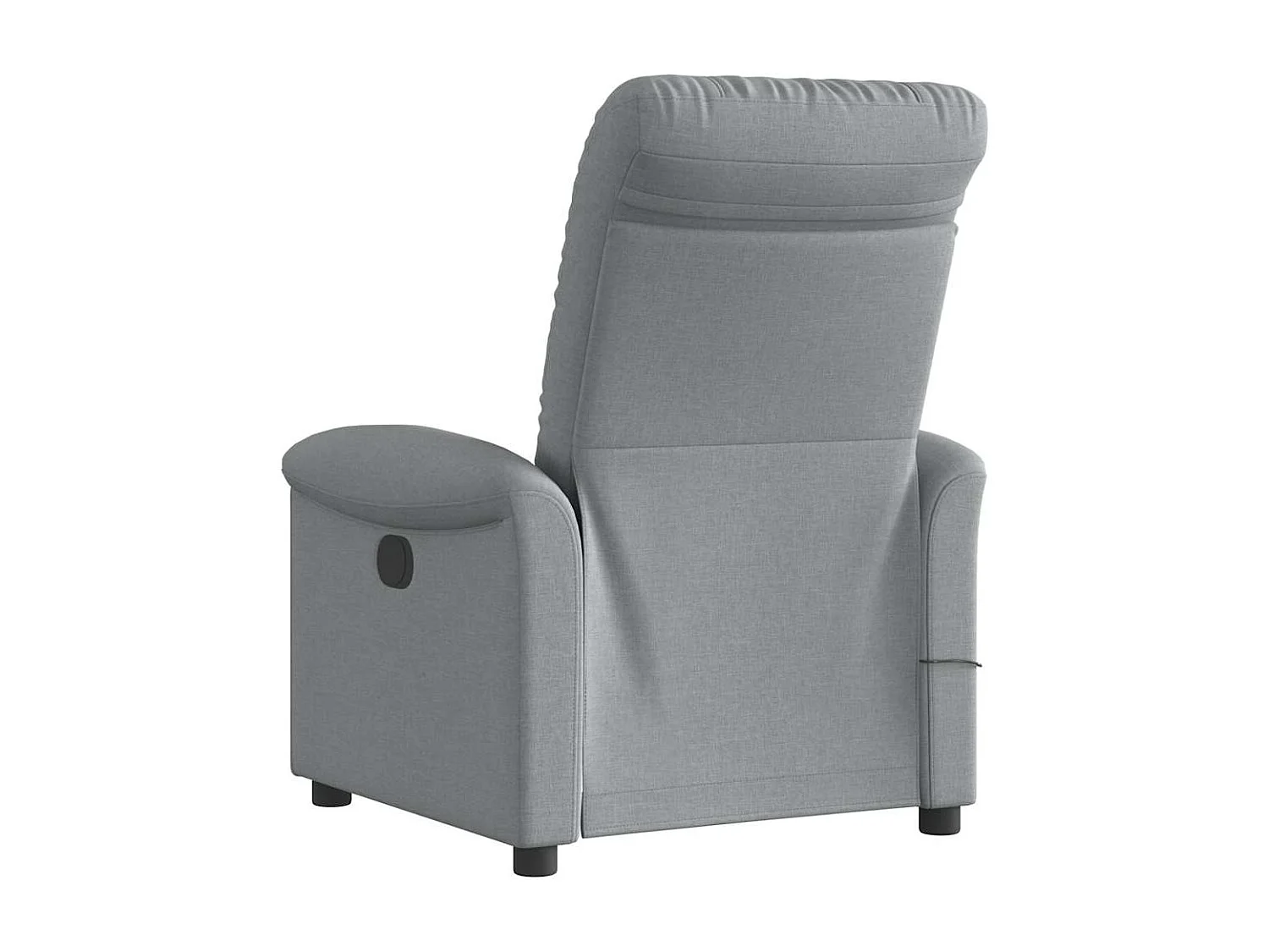 Sillón de relax | Sillón reclinable de masaje eléctrico tela gris claro SHL6126