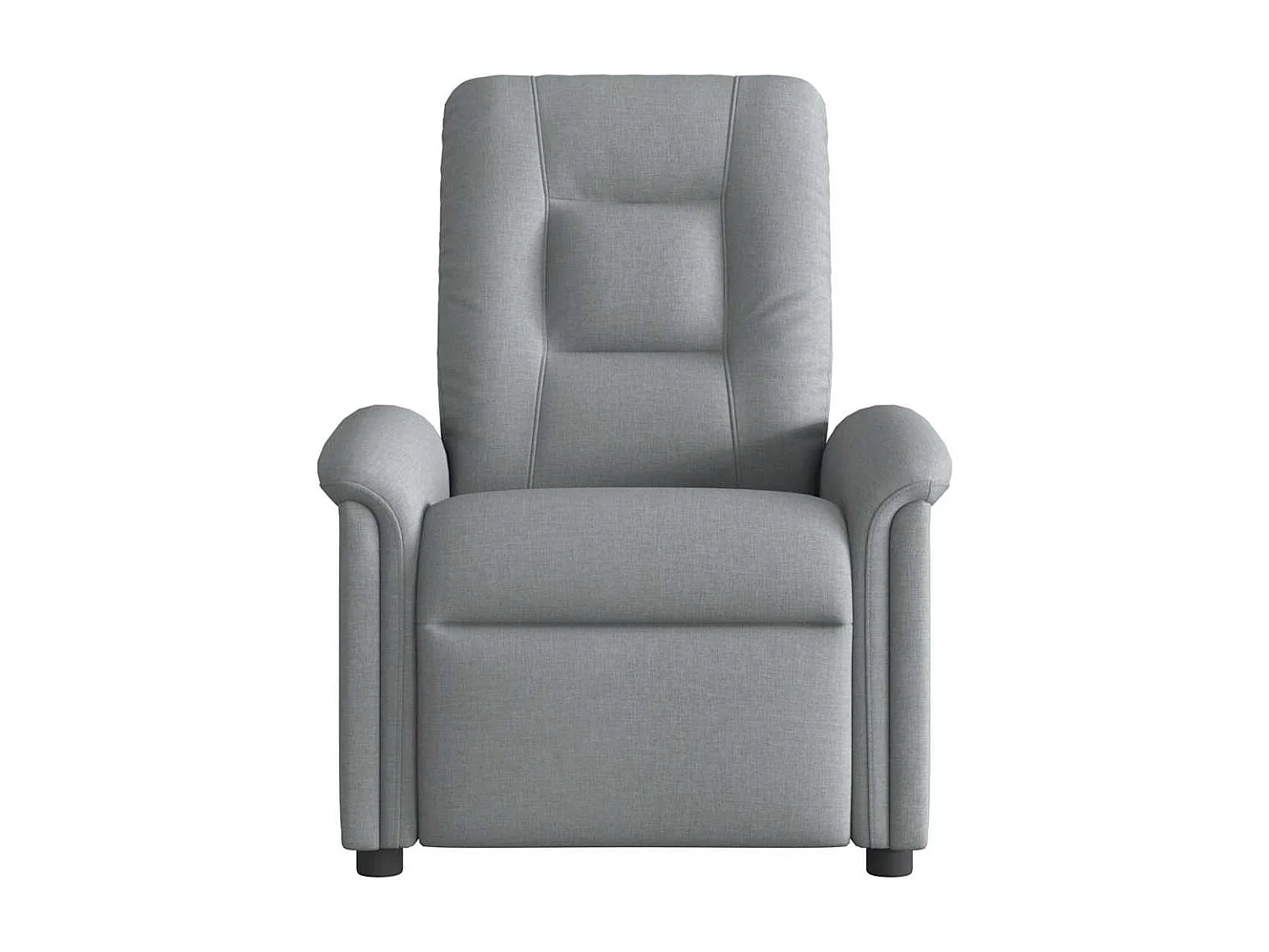 Fauteuil inclinable électrique-Fauteuil de massage de Salon gris clair tissu SHL3386