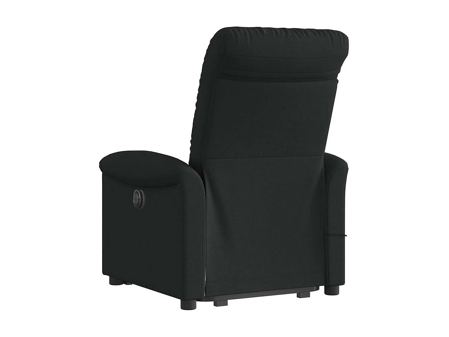Fauteuil inclinable-Chaise de relax-Fauteuil de Massage Noir Tissu SHL3255