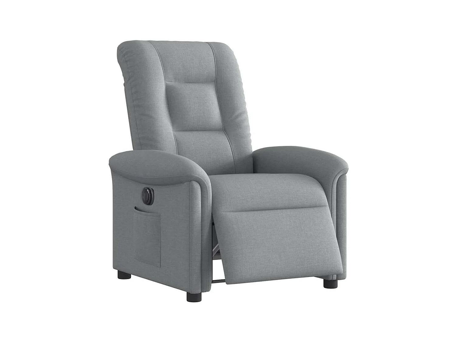 Sillón de relax | Silla | Sillón reclinable eléctrico tela gris claro SHL5642