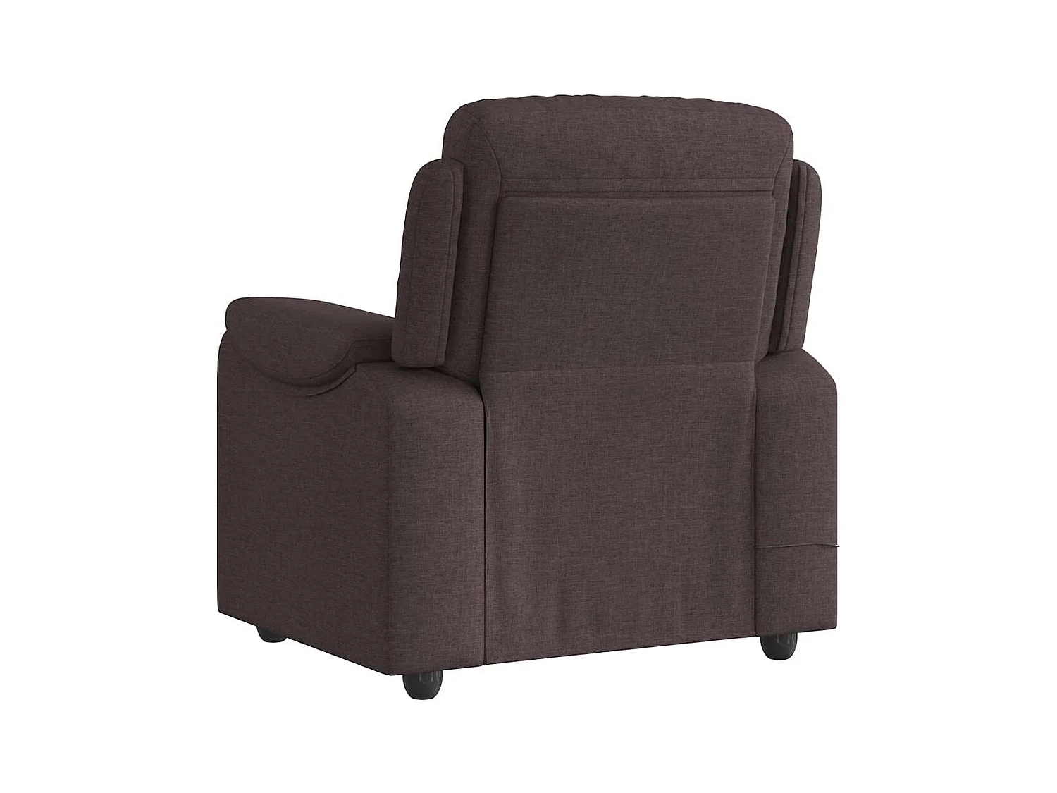 Sillón de salón | Silla | Sillón de masaje reclinable de tela marrón oscuro SHL8809