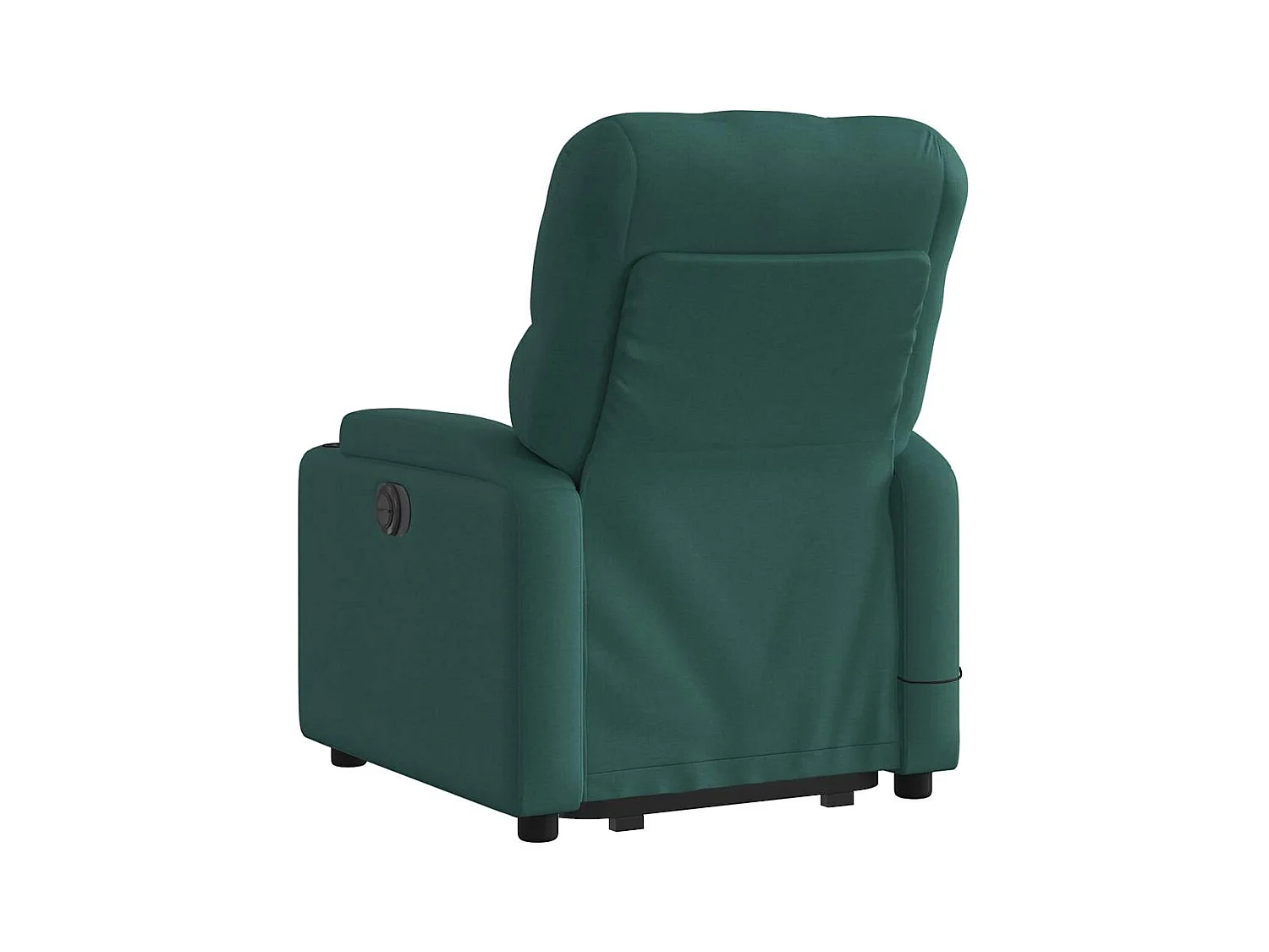 Fauteuil inclinable-Chaise de relax-Fauteuil de Massage Vert foncé Tissu SHL2551