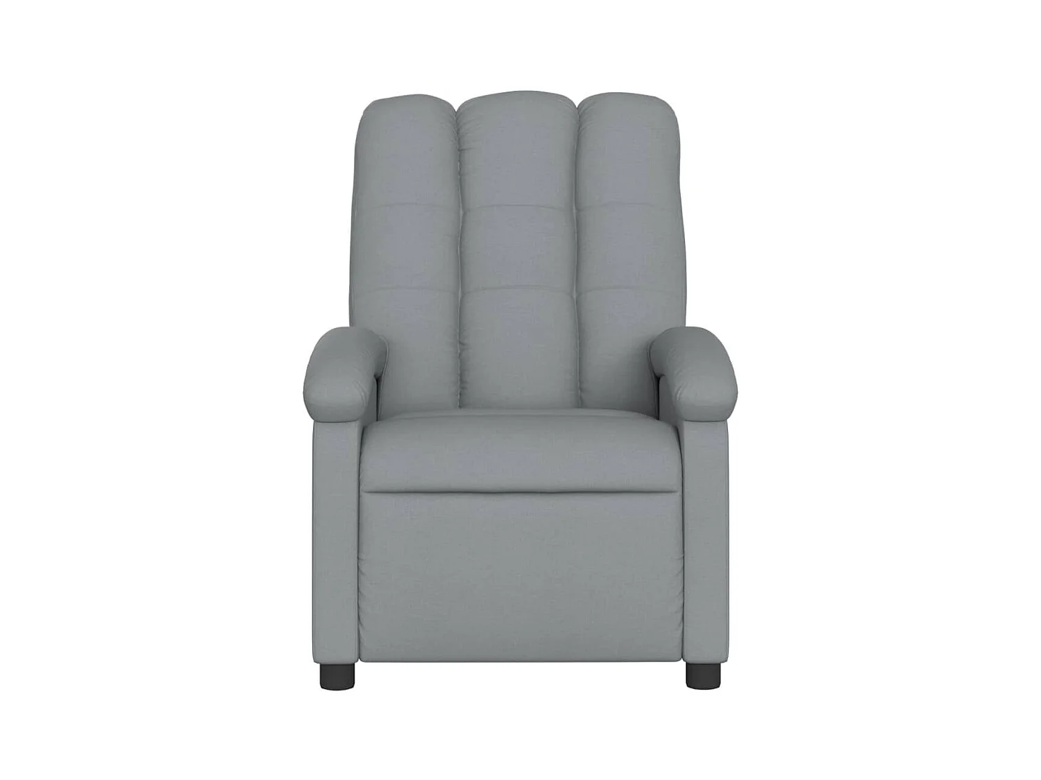 Fauteuil inclinable-Chaise de relax-Fauteuil de Massage gris clair tissu SHL1822