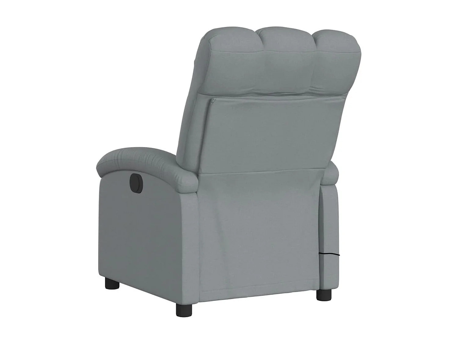 Fauteuil inclinable-Chaise de relax-Fauteuil de Massage gris clair tissu SHL1822