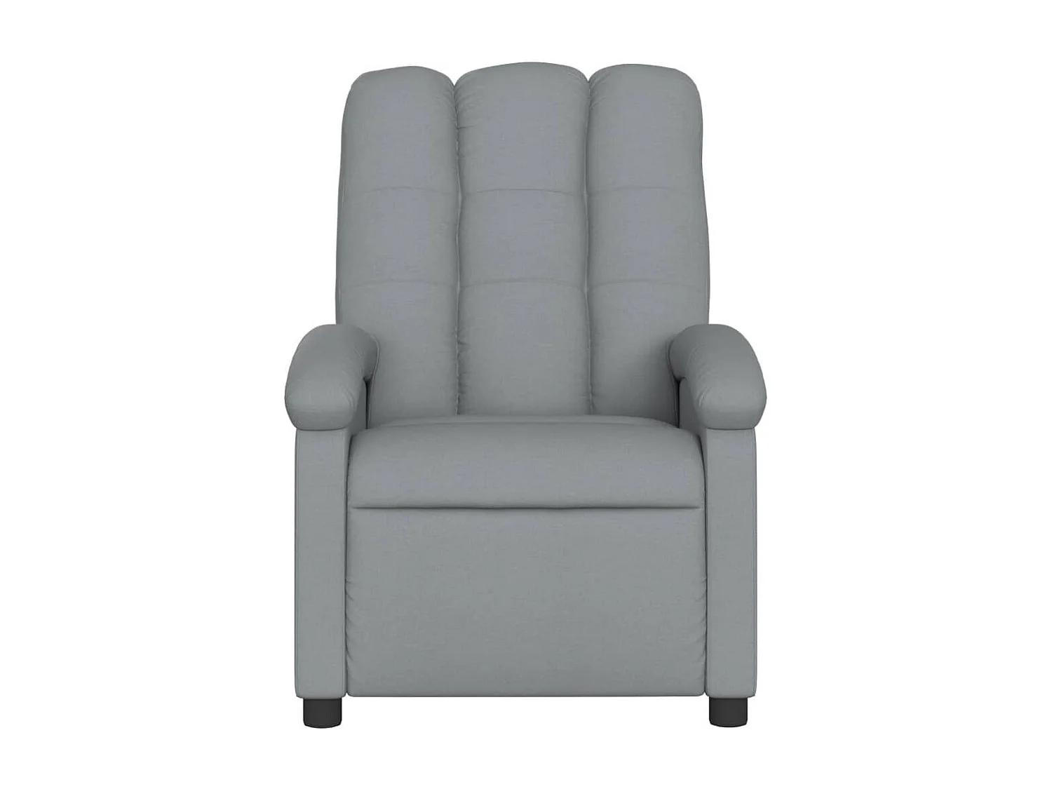 Fauteuil inclinable-Chaise de relax-Fauteuil de Massage gris clair tissu SHL1822