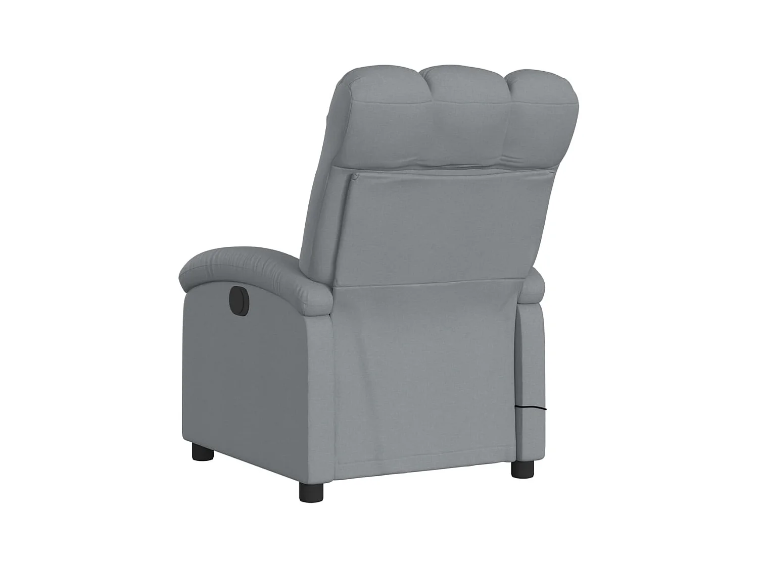 Sillón de relax | Sillón reclinable de masaje eléctrico tela gris claro SHL2126