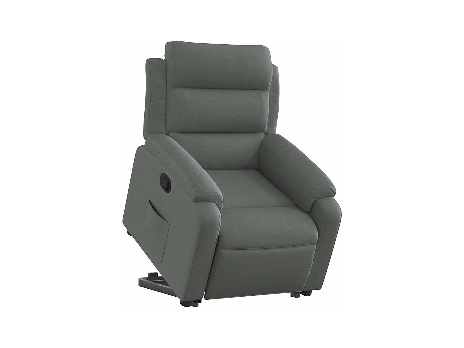 Sillón de relax | Silla | Sillón reclinable elevable de tela gris oscuro SHL4891