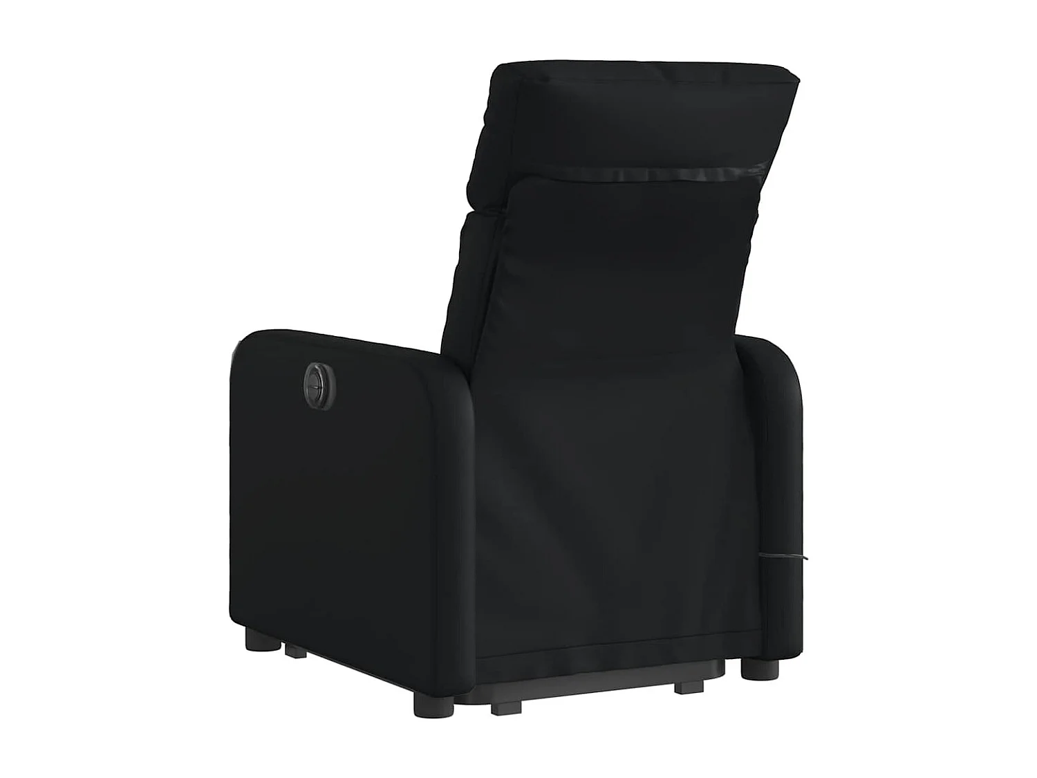 Fauteuil inclinable-Chaise de relax-Fauteuil de Massage Noir Similicuir SHL5016