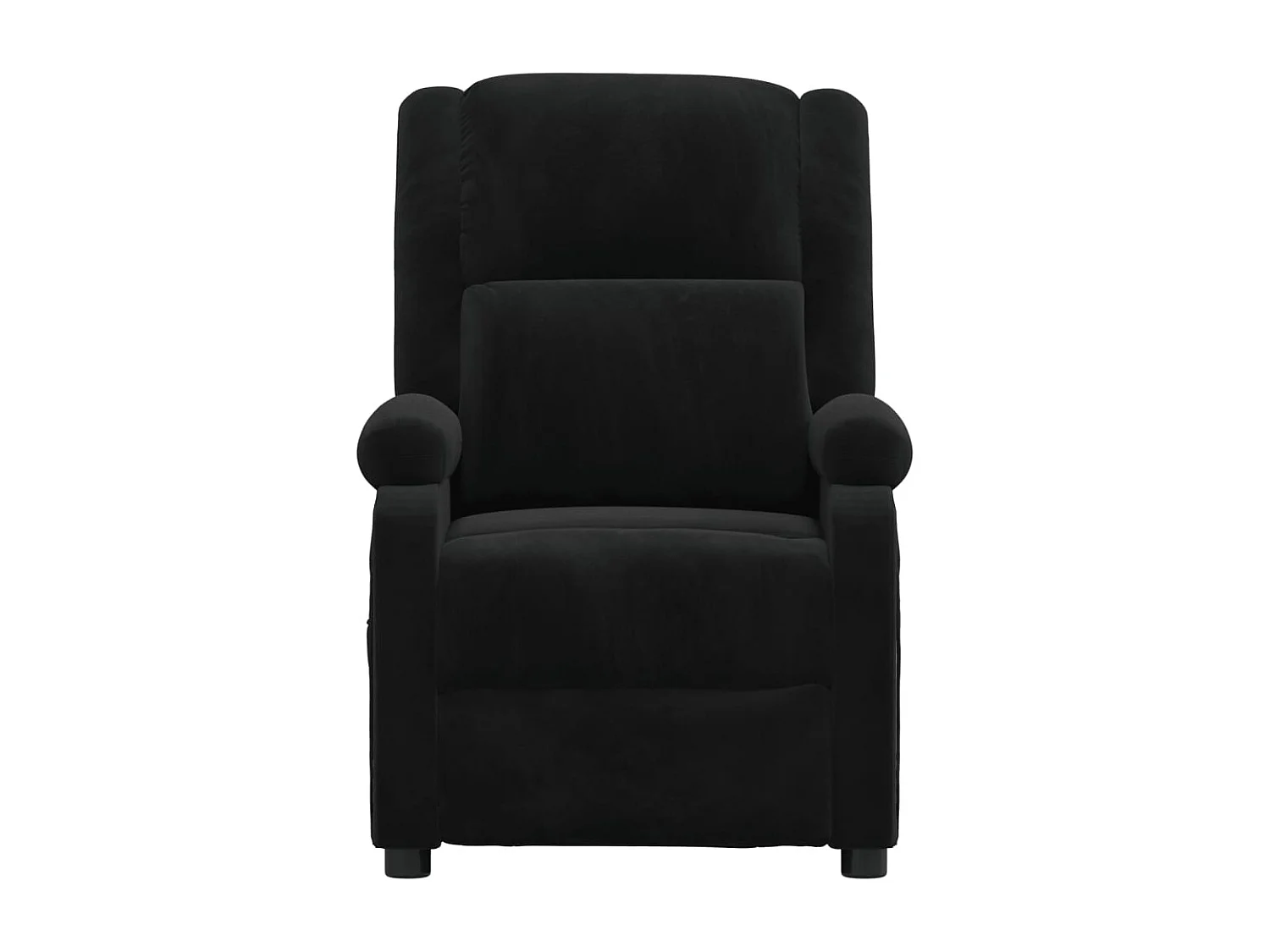 Relaxsessel Elektrisch | Lounge Sessel indoor Schwarz Samt SHL45870