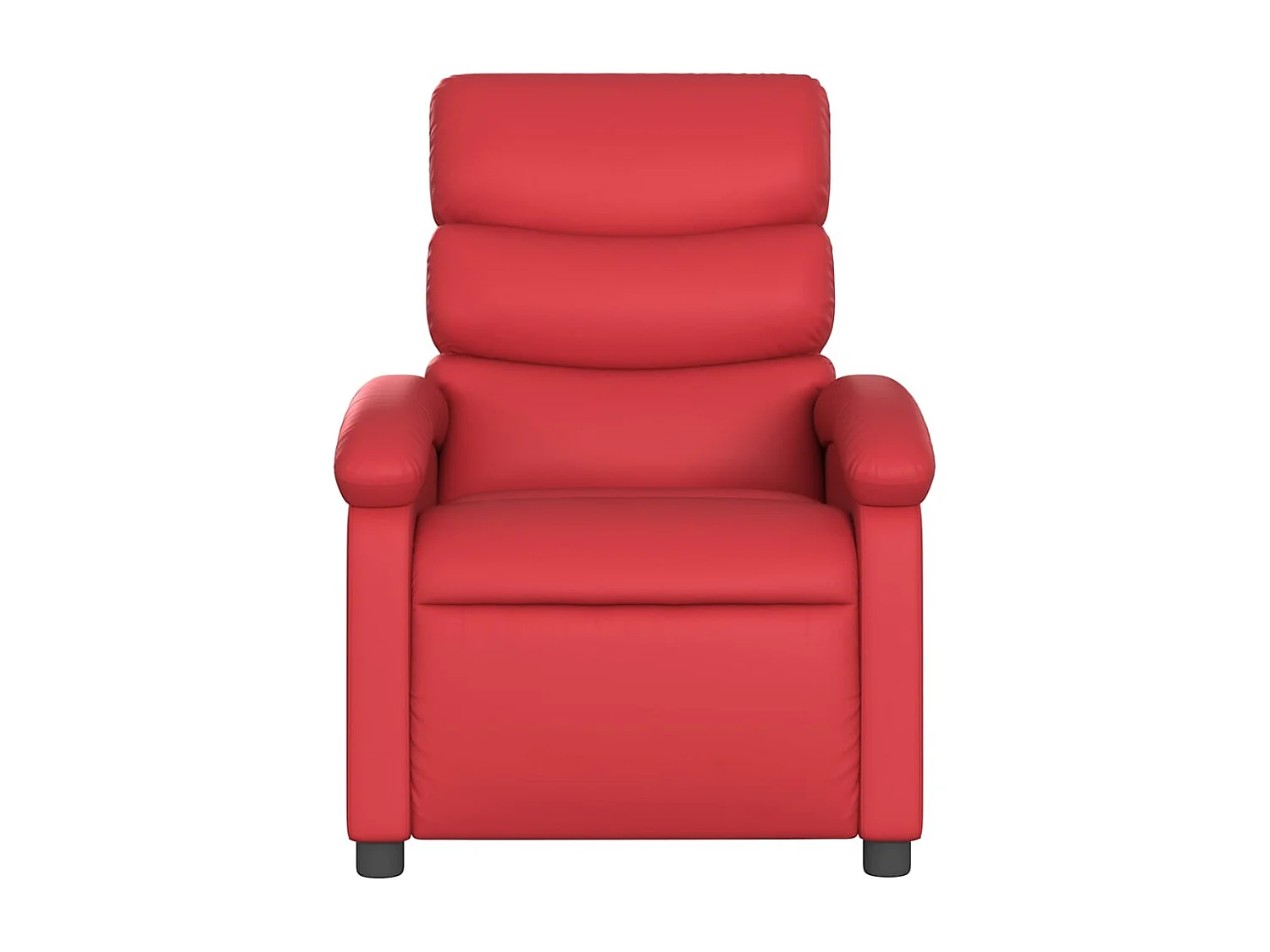 Fauteuil inclinable électrique-Chaise de relax-Fauteuil TV Rouge Similicuir SHL934