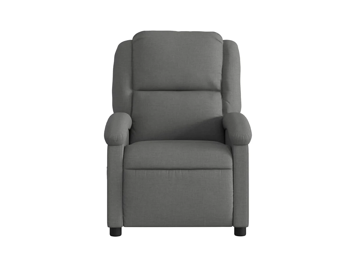 Fauteuil inclinable-Chaise de relax-Fauteuil de Massage Gris foncé Tissu SHL1579