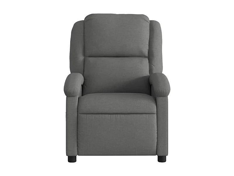 Fauteuil inclinable-Chaise de relax-Fauteuil de Massage Gris foncé Tissu SHL1579