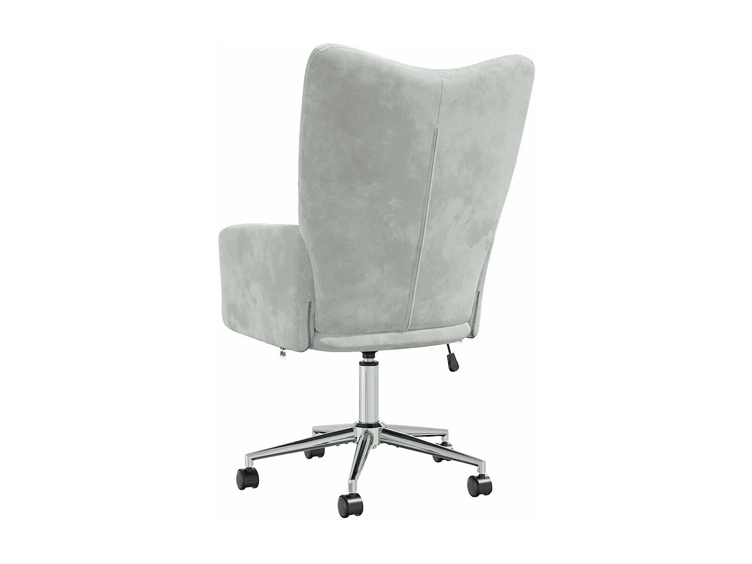 Relaxsessel | Lounge Sessel Hellgrau Samt SHL89579