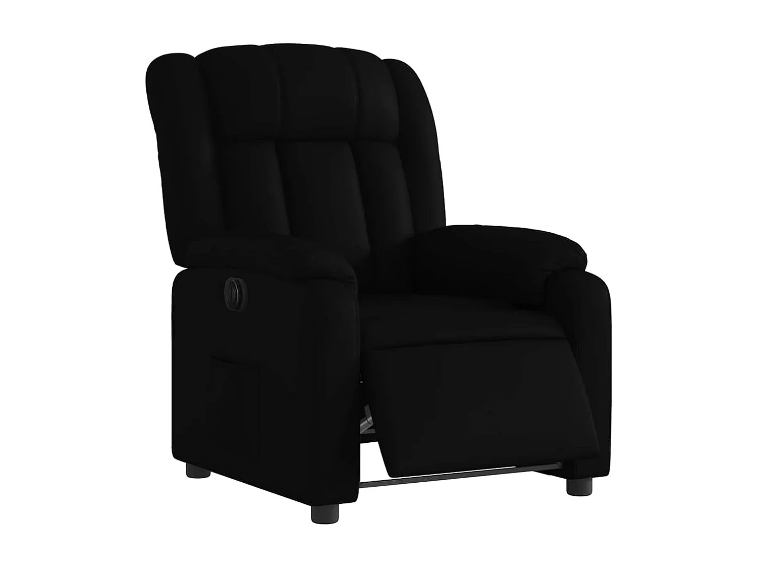 Relaxsessel Elektrisch | Lounge Sessel indoor Schwarz Kunstleder SHL69411