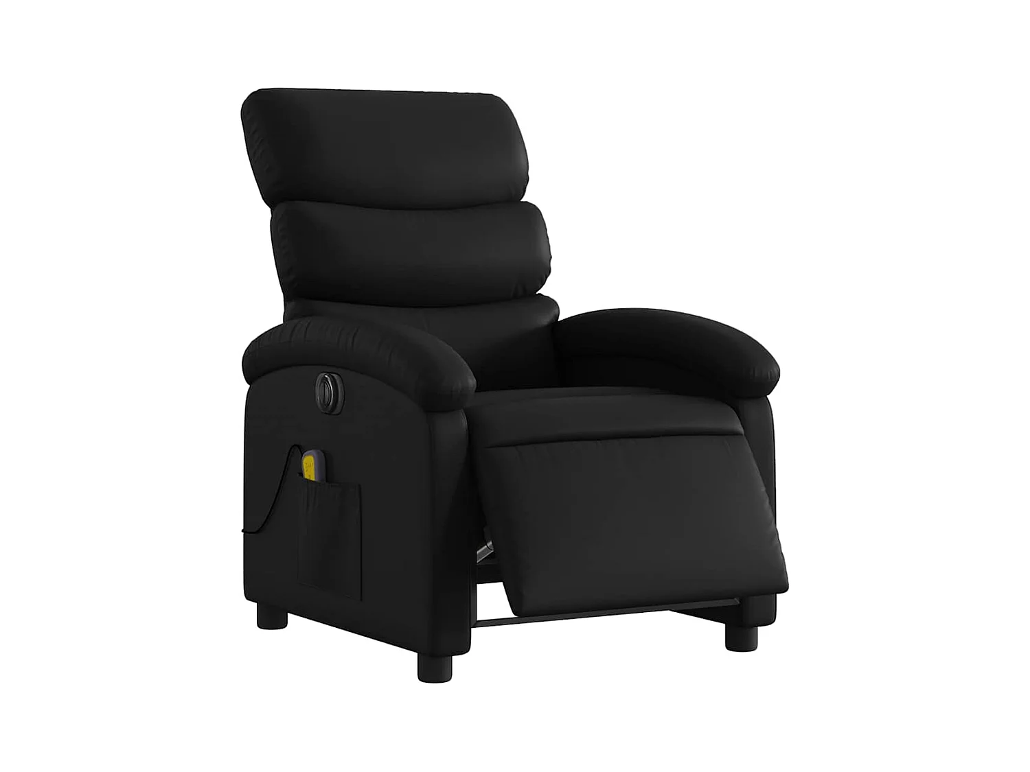 Sillón de salón | Silla | Sillón de masaje reclinable eléctrico cuero sintético negro SHL7219