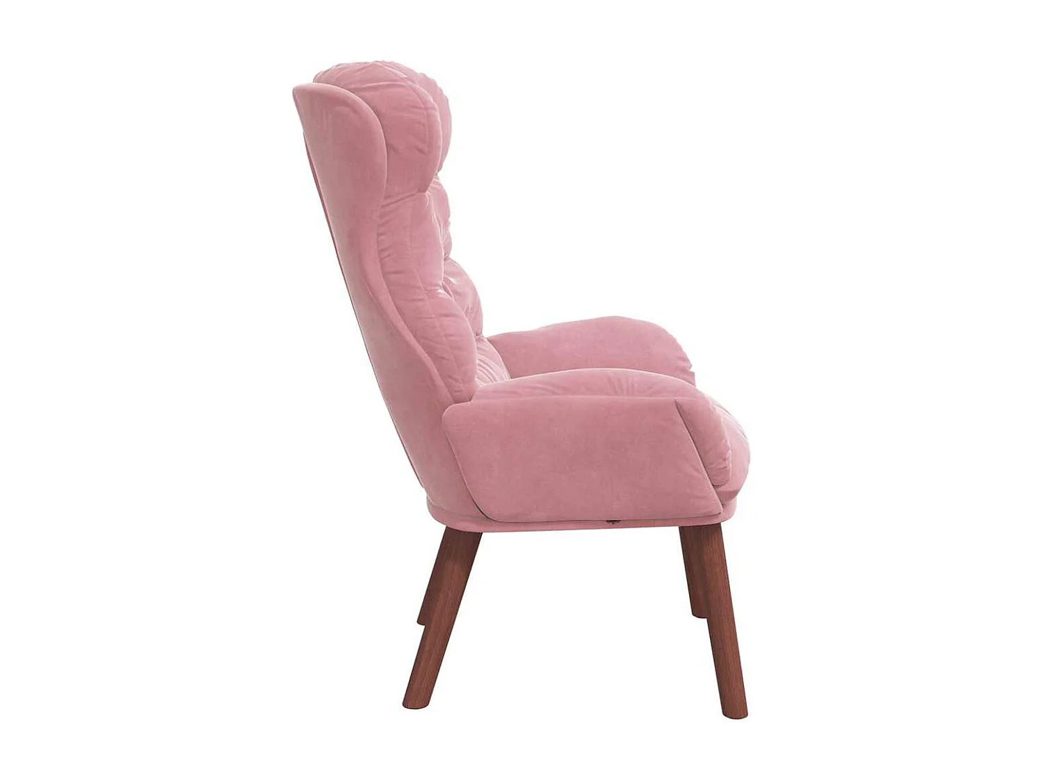 Fauteuil Salon-Chaise de relax Rose 69x74x93 cm Velours SHL1447
