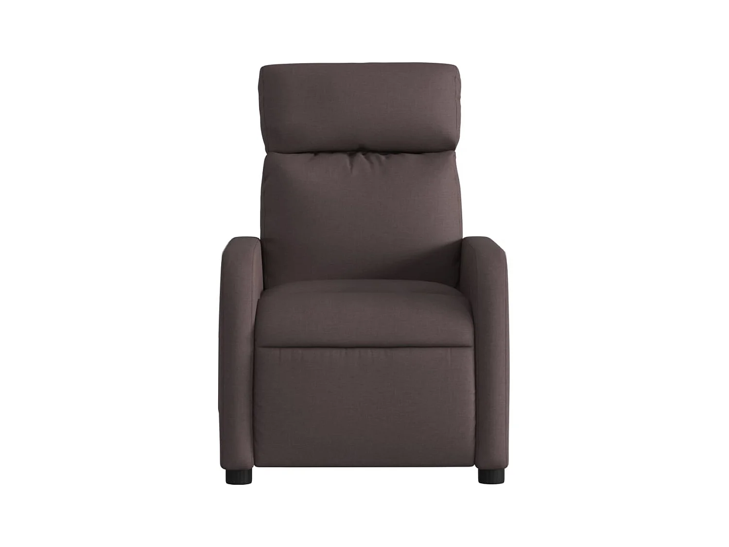 Sillón de salón | Silla | Sillón de masaje reclinable de tela marrón oscuro SHL2093
