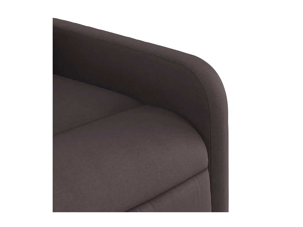 Sillón de salón | Silla | Sillón de masaje reclinable de tela marrón oscuro SHL2093