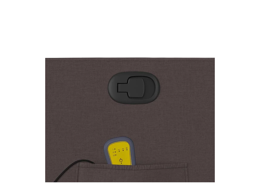 Sillón de salón | Silla | Sillón de masaje reclinable de tela marrón oscuro SHL2093