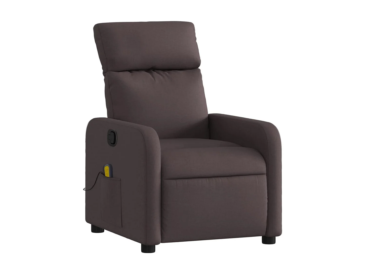 Sillón de salón | Silla | Sillón de masaje reclinable de tela marrón oscuro SHL2093