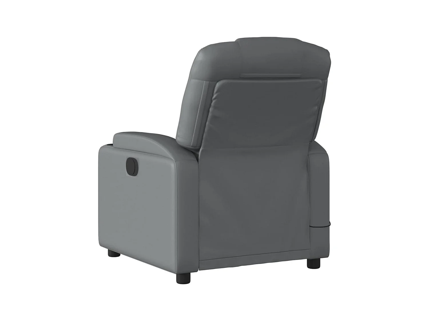 Fauteuil inclinable-Chaise de relax-Fauteuil de Massage gris similicuir SHL3850