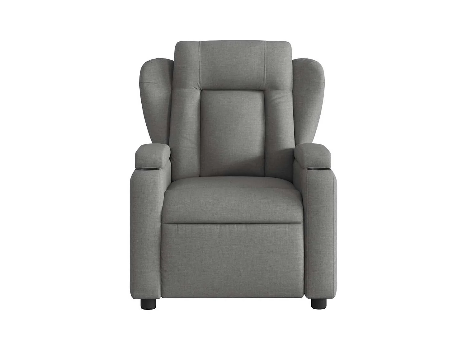 Sillón de relax | Sillón reclinable de masaje eléctrico tela gris oscuro SHL9716