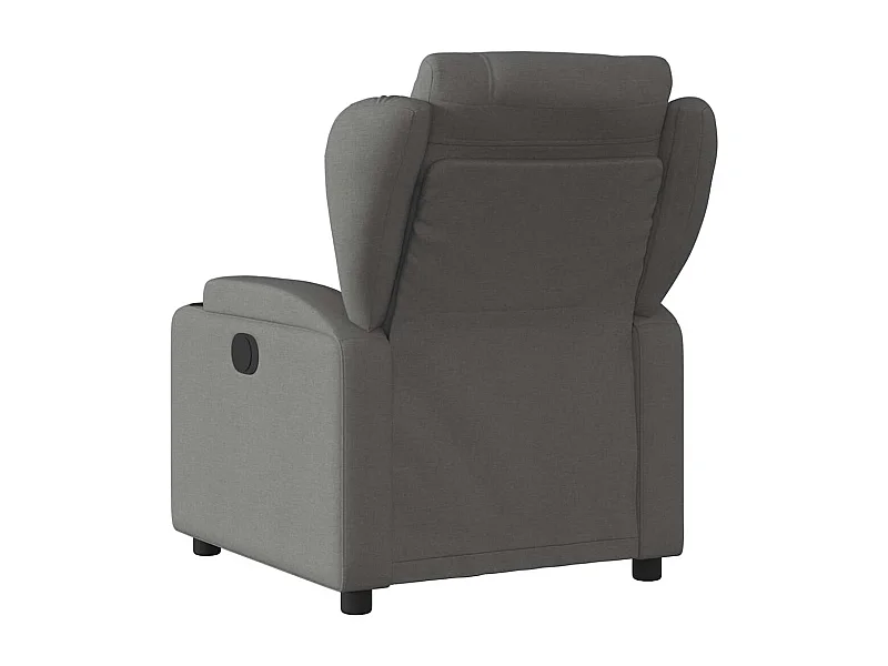 Massagesessel Elektrisch | Relaxsessel indoor Dunkelgrau Stoff SHL5377