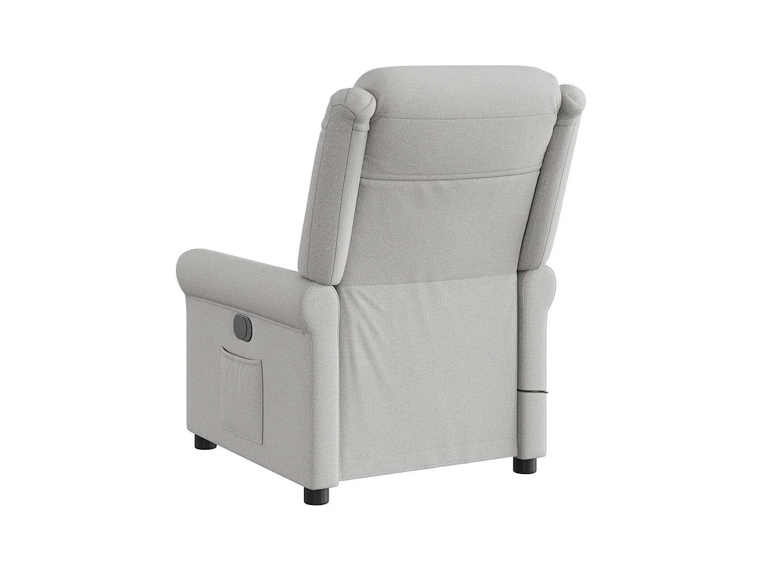 Sillón de salón | Silla | Sillón de masaje reclinable de tela gris nube SHL7223