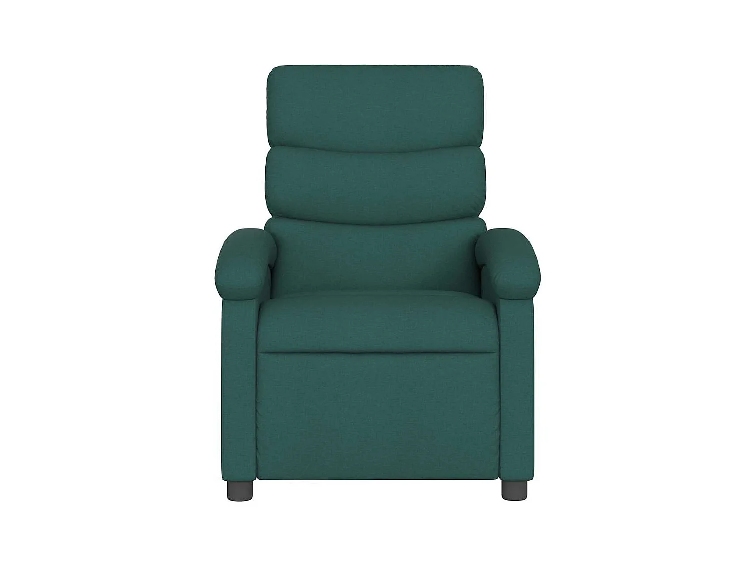 Fauteuil inclinable-Chaise de relax-Fauteuil de Massage vert foncé tissu SHL5334