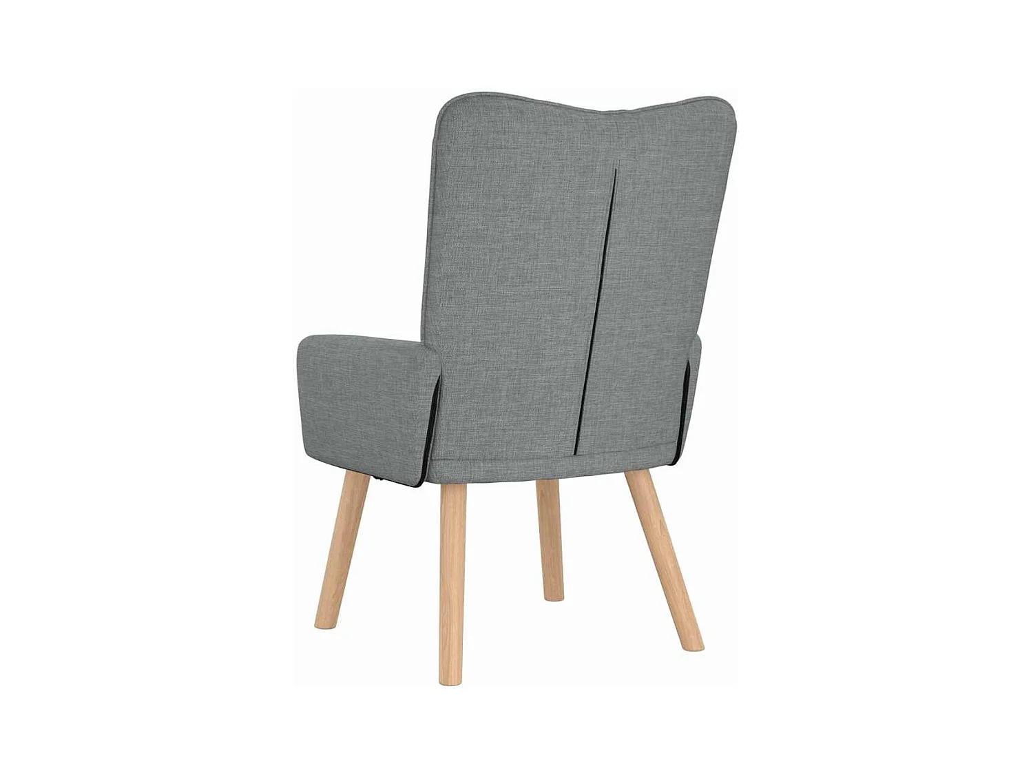 Sillón de relax | Silla Relax | Sillón de salón Gris claro 63x67x94 cm tela SHL3156