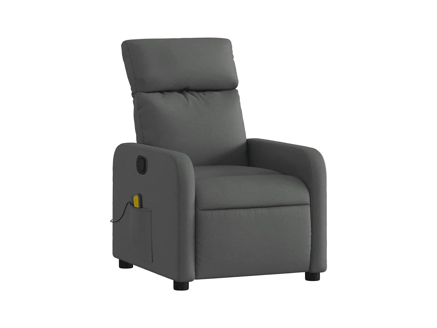 Sillón de salón | Silla | Sillón de masaje reclinable de tela gris oscuro SHL5683