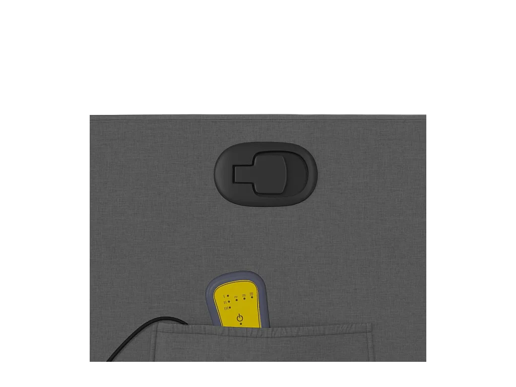 Sillón de salón | Silla | Sillón de masaje reclinable de tela gris oscuro SHL5683