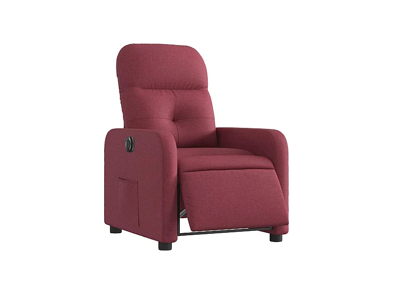 Sillón de relax | Silla | Sillón reclinable eléctrico tela rojo tinto SHL3324