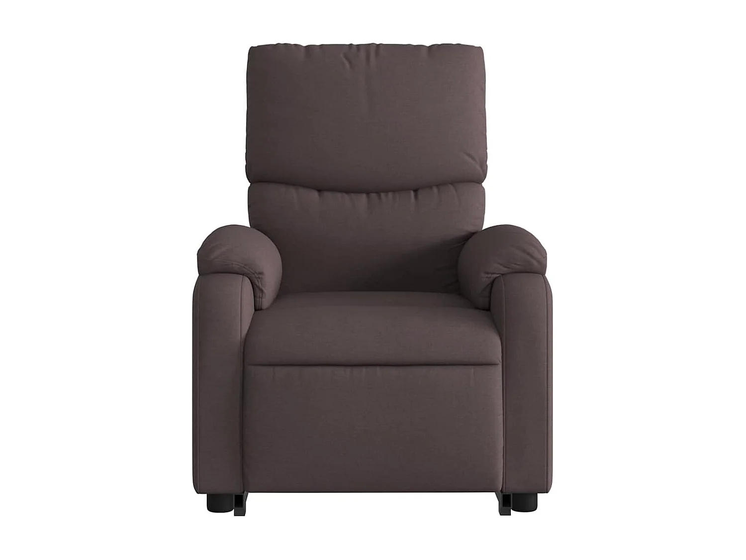 Fauteuil inclinable-Chaise de relax-Fauteuil salon marron foncé tissu SHL3161