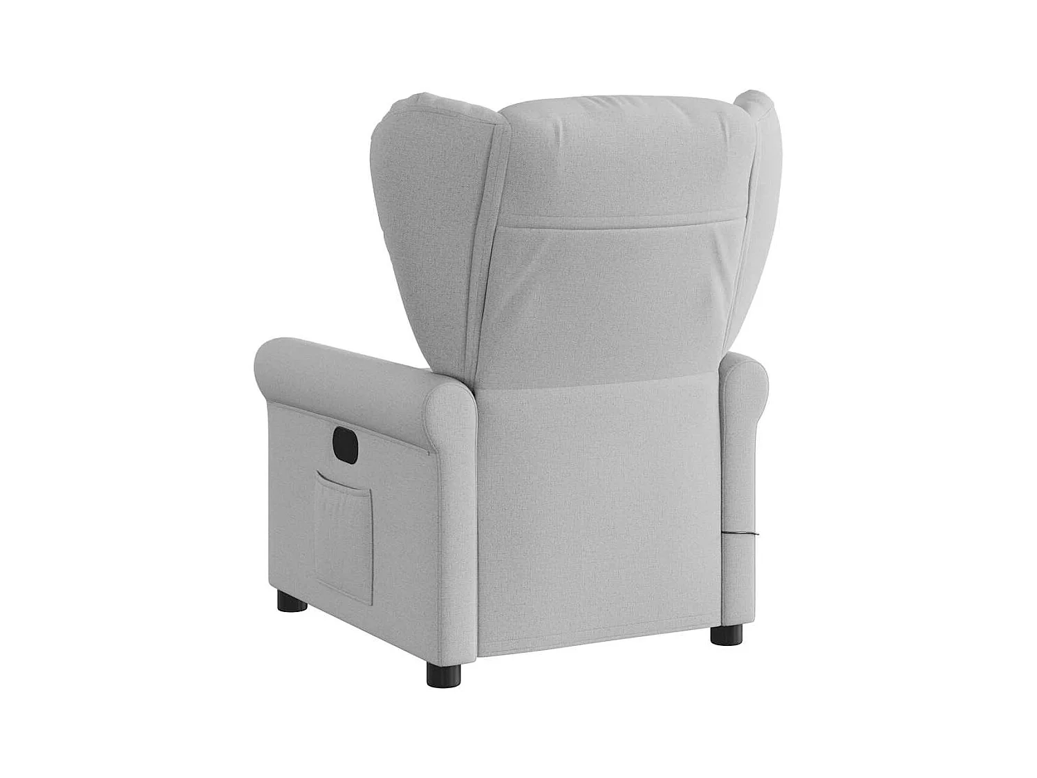 Sillón de salón | Silla | Sillón de masaje reclinable de tela gris nube SHL4994