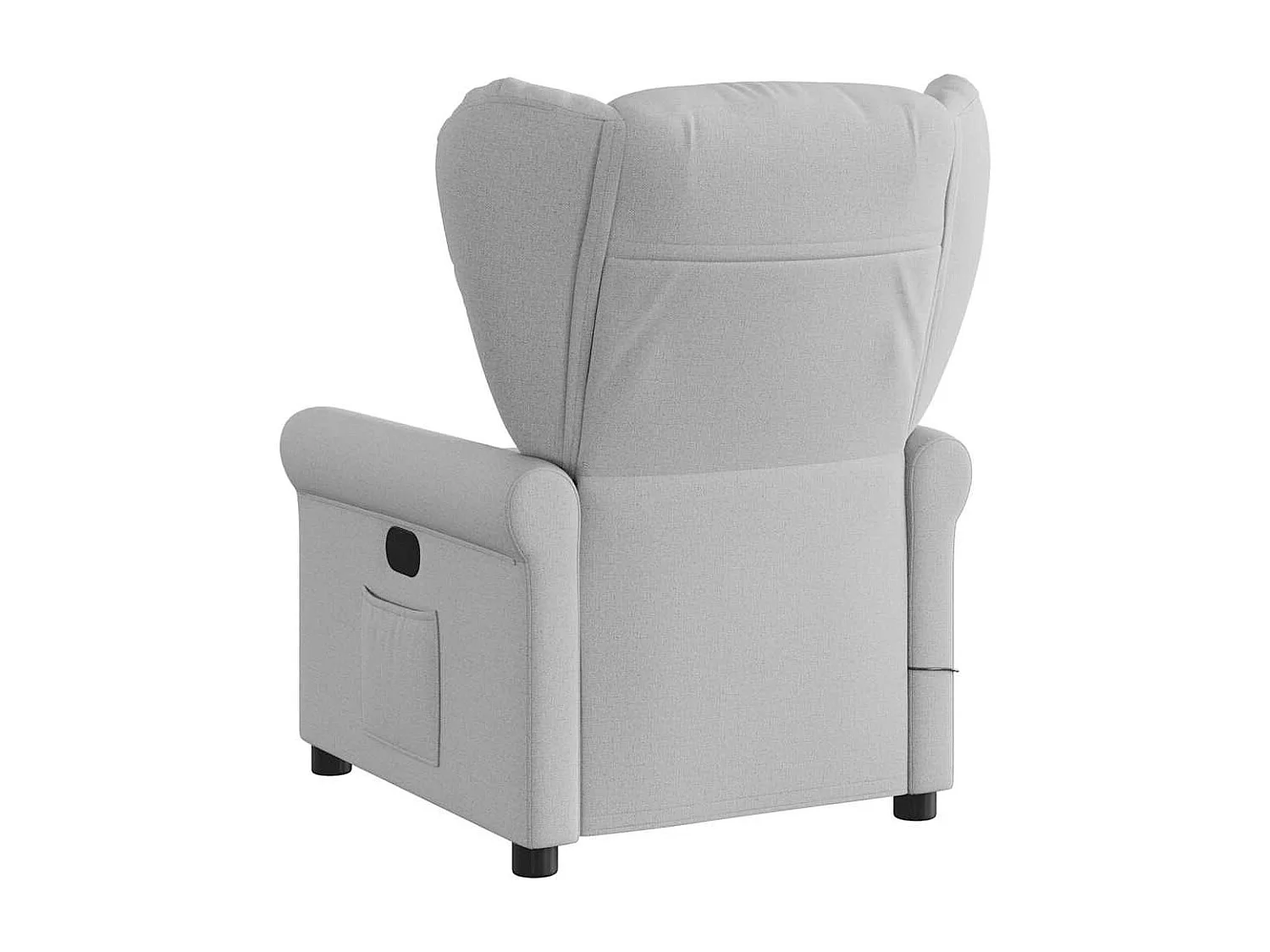 Fauteuil inclinable-Chaise de relax-Fauteuil de Massage gris nuage tissu SHL938