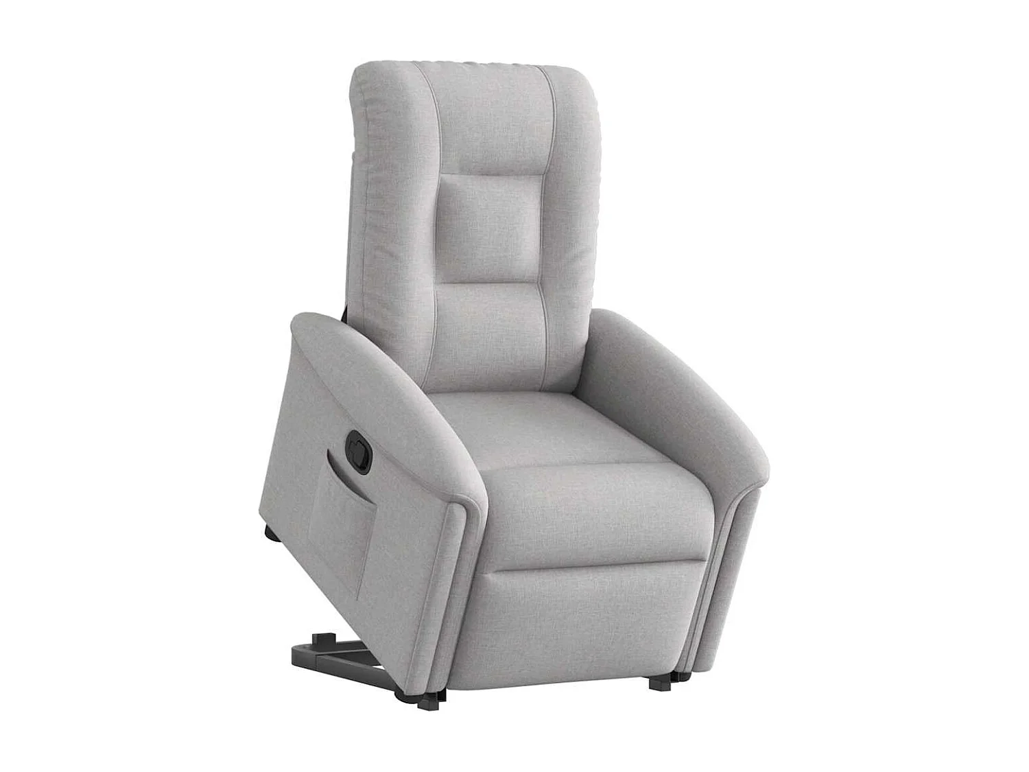 Fauteuil inclinable-Chaise de relax-Fauteuil TV gris nuage tissu SHL1127