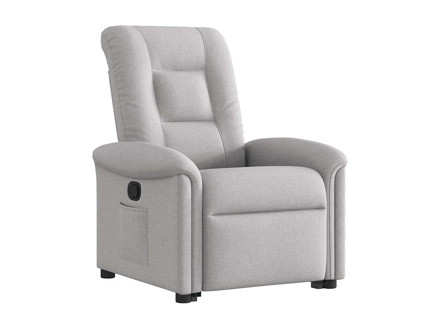 Fauteuil inclinable-Chaise de relax-Fauteuil TV gris nuage tissu SHL1127