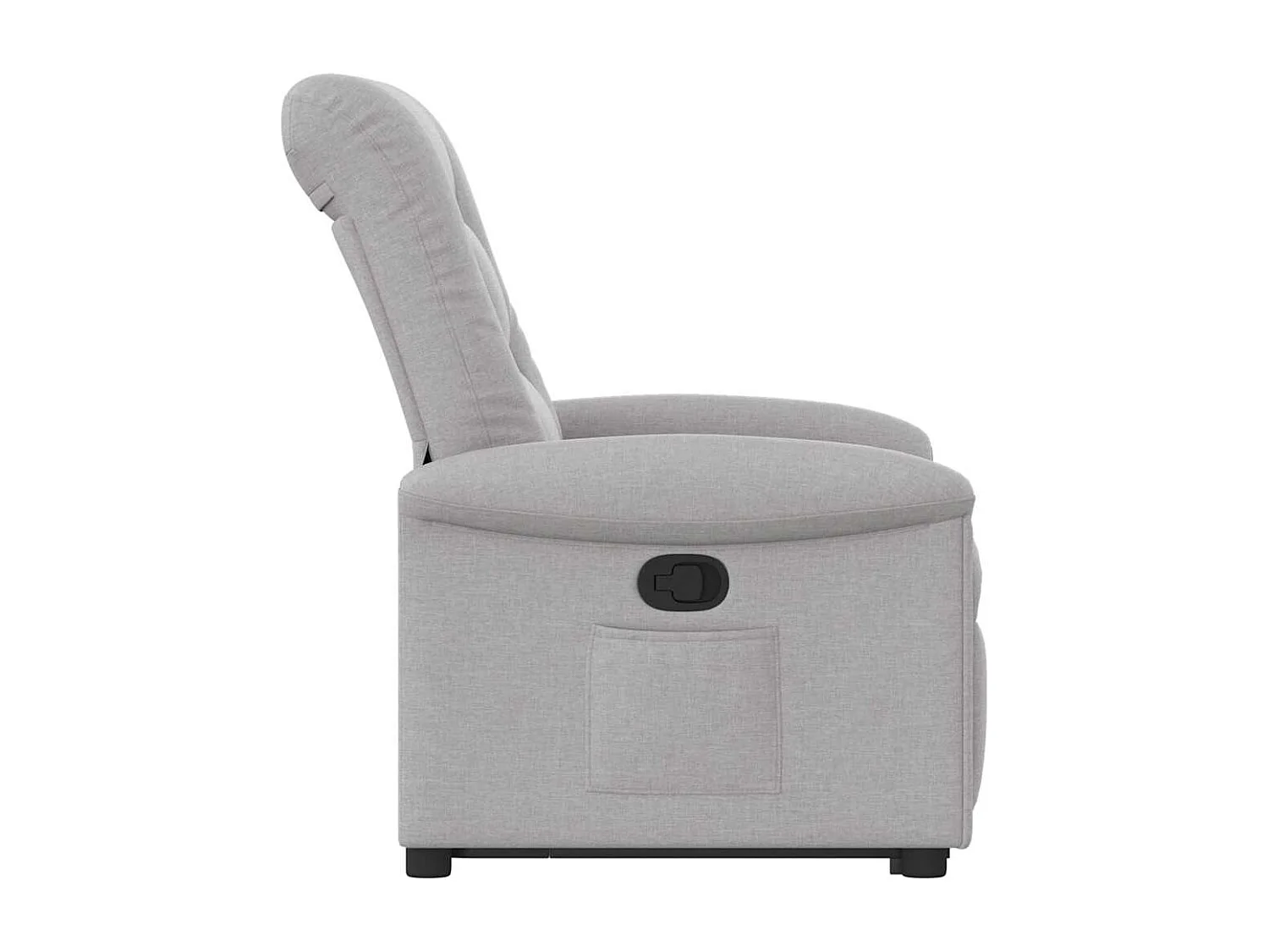 Fauteuil inclinable-Chaise de relax-Fauteuil TV gris nuage tissu SHL1127