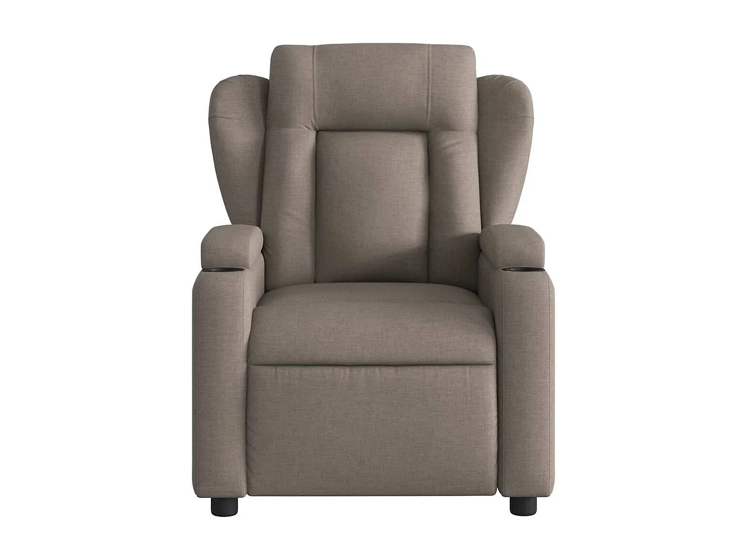 Massage-Relaxsessel | Lounge Sessel indoor Taupe Stoff SHL77598