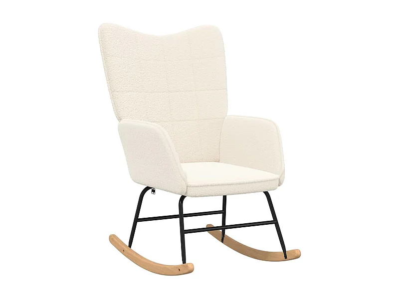 Sillón de relax | Silla Relax | Sillón de salón Crema 61x78x98 cm tela SHL4003