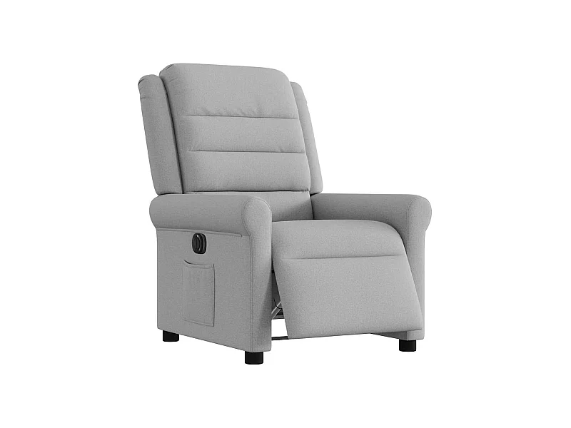 Sillón de relax | Silla | Sillón reclinable eléctrico de tela gris nube SHL2307