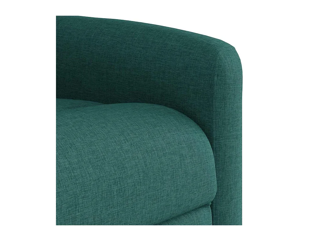 Sillón de relax | Silla | Sillón reclinable de tela verde oscuro SHL4705