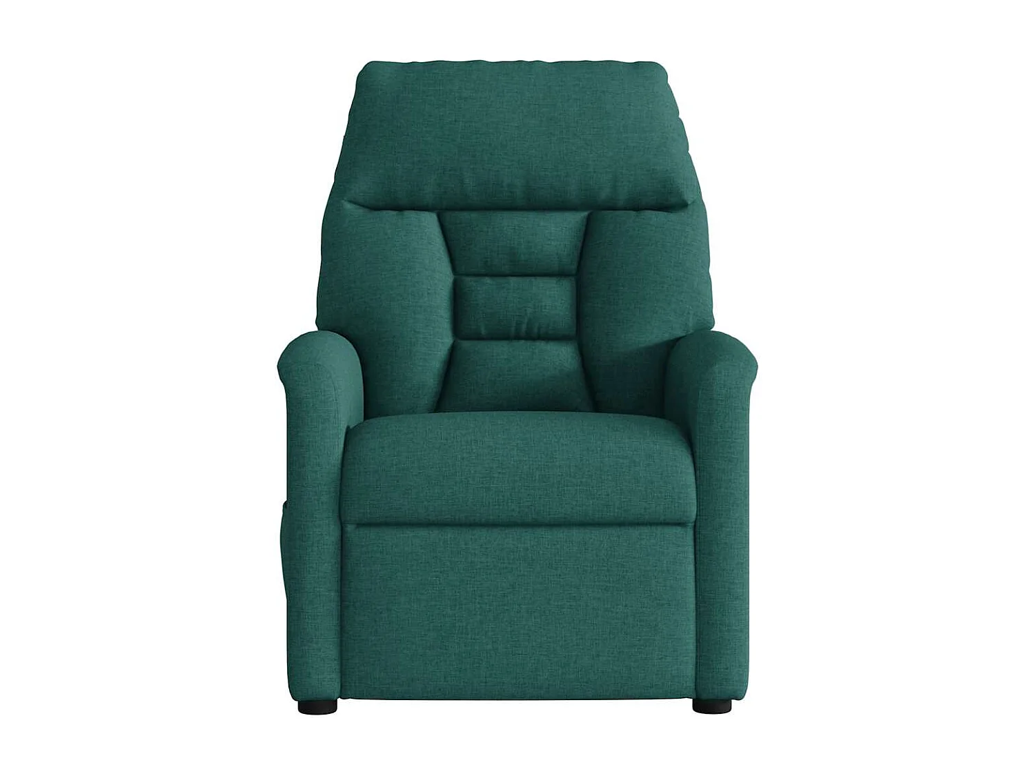 Fauteuil inclinable-Chaise de relax-Fauteuil TV Vert foncé Tissu SHL5342