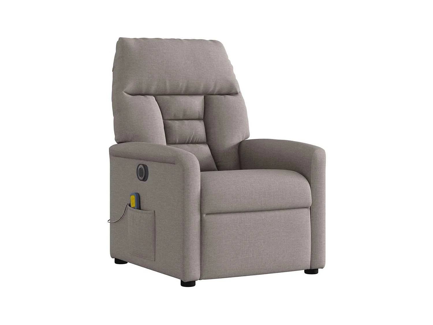 Sillón de relax | Sillón reclinable de masaje eléctrico tela gris taupe SHL2137